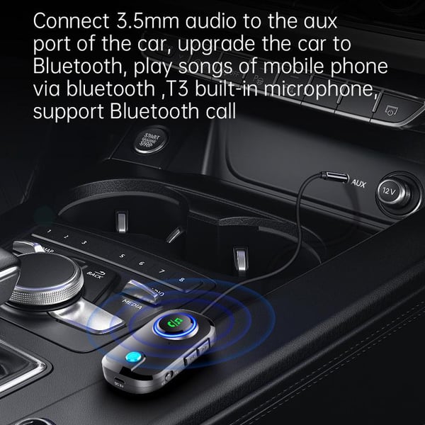 Bluetooth trådløs sender / modtager håndfri AUX