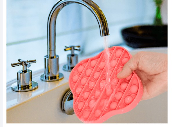 Pop it Fidget toy för avslappning Röd