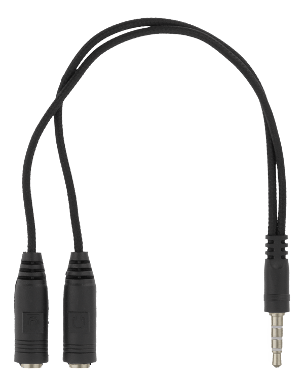 DH110 Stereo Gaming Headset, 50mm drivers, LED, black