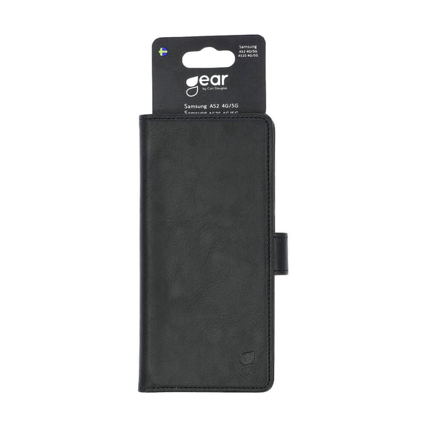 Mobilcover med 3 kortpladser, sort - Samsung A52 4G/5G
