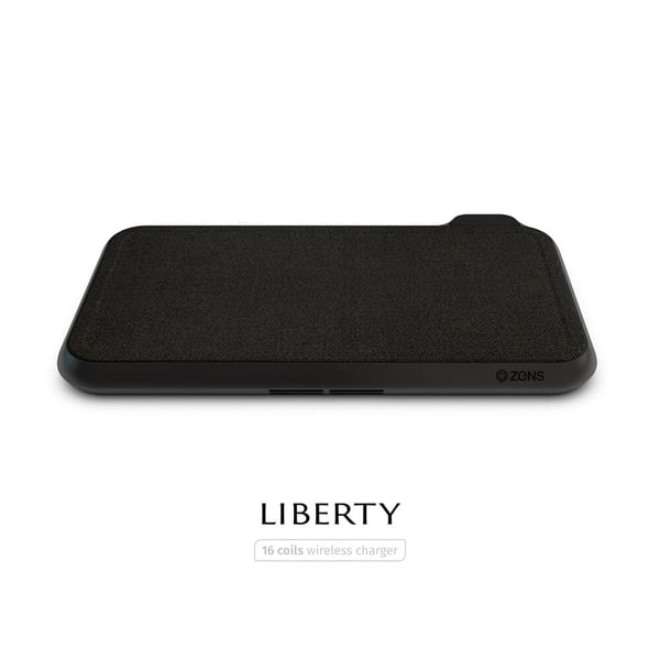 Dual Bordlader  QI Liberty 16 coils  2x15W Fabric Surface (Apple & Samsung QC)