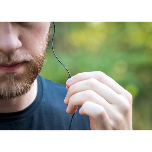 Hörlur PortaPro 3.0 On-Ear Mic Remote Dark Master