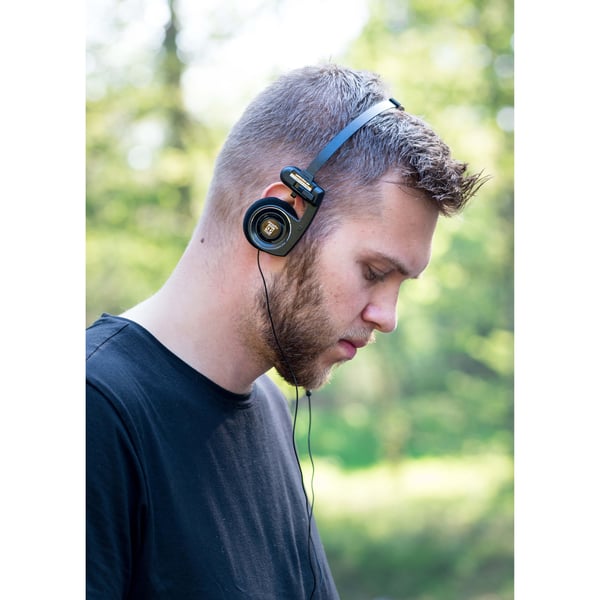 Hörlur PortaPro 3.0 On-Ear Mic Remote Dark Master