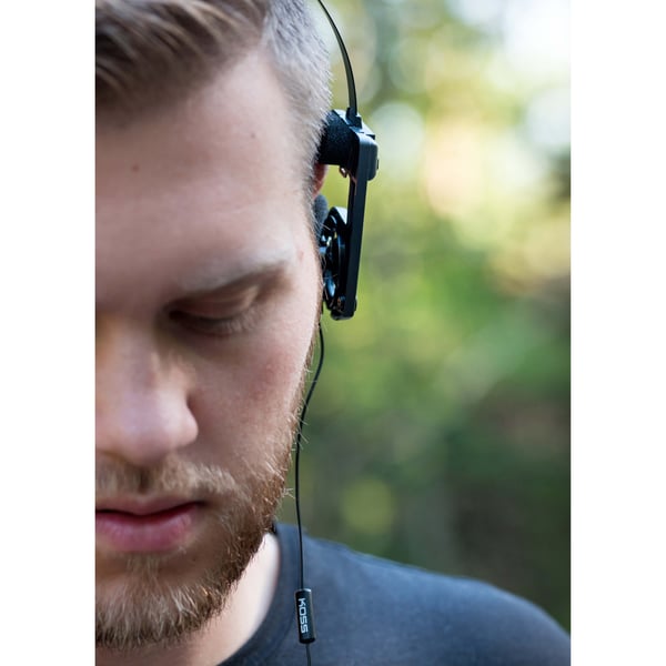 Hörlur PortaPro 3.0 On-Ear Mic Remote Dark Master