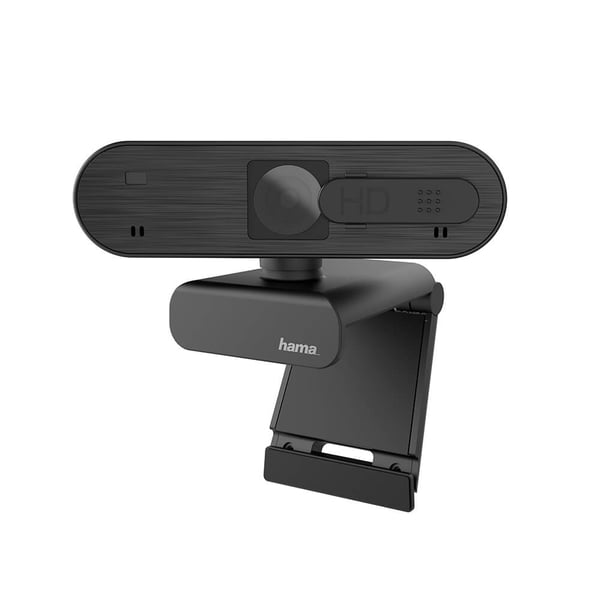 Webbkamera Full HD Spy Protection 16:9 Stereo Svart