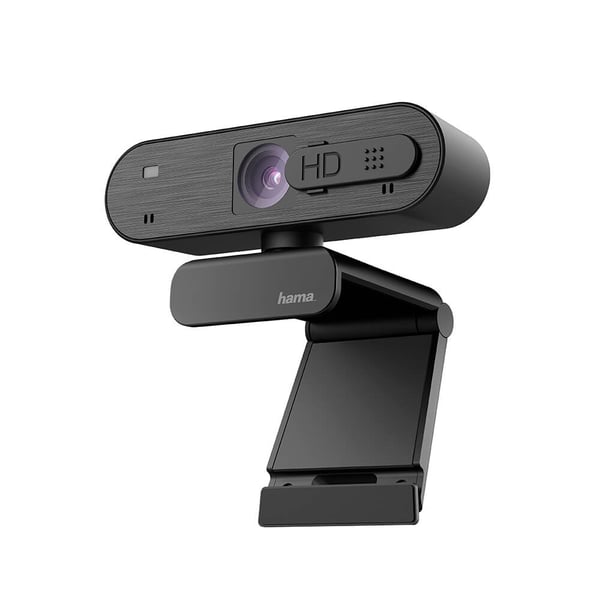 Webbkamera Full HD Spy Protection 16:9 Stereo Svart