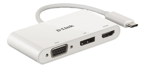 3-in-1 USB-C to HDMI/VGA/DisplayPort Adapter