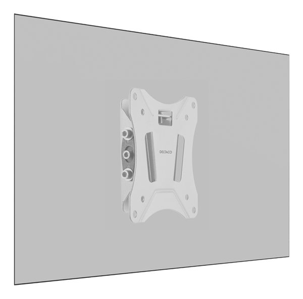 OFFICE Compact and tiltable wall mount for tablets, white