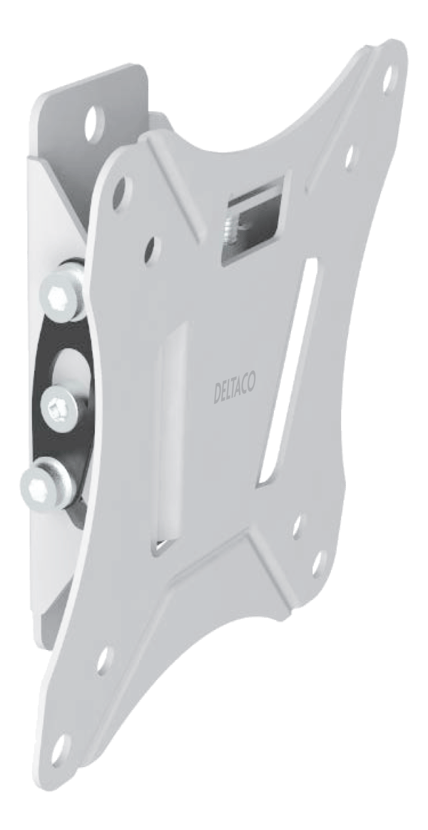 OFFICE Compact and tiltable wall mount for tablets, white