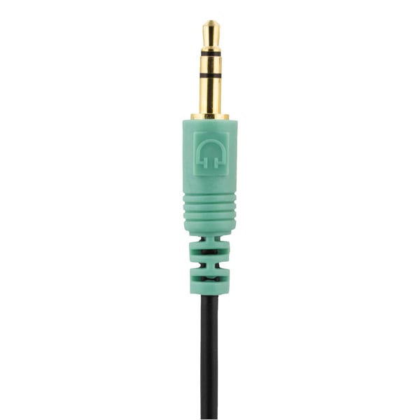 Headphones with volume control, 1x3.5mm, black