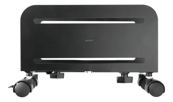 Office Universal mobile CPU stand, black