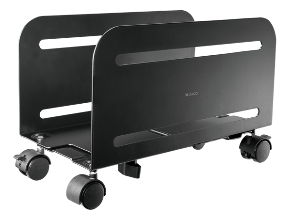 Office Universal mobile CPU stand, black
