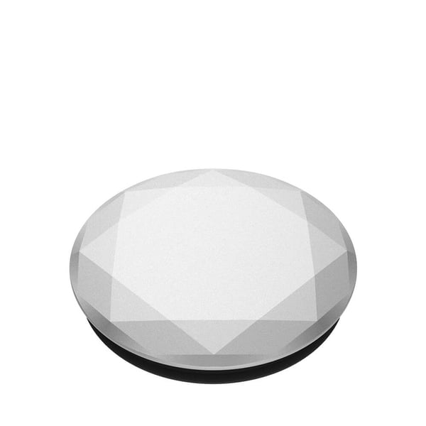 PopGrip Premium Metallic Diamond Silver
