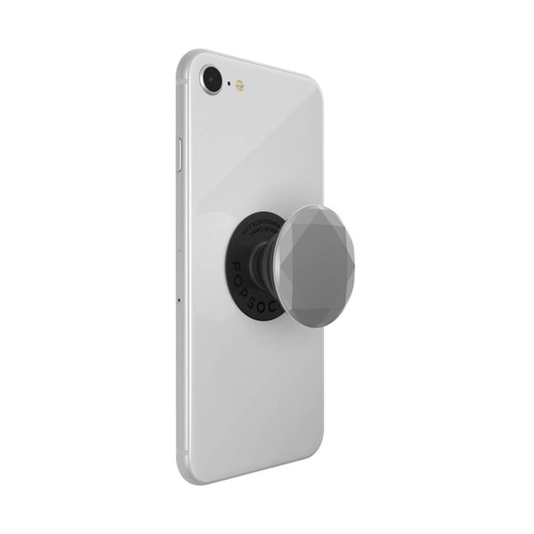 PopGrip Premium Metallic Diamond Silver