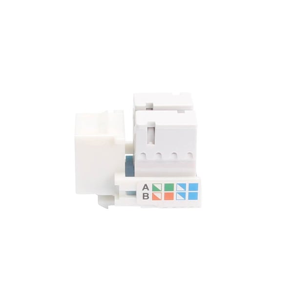 Keystone-liitin CAT6 UTP Valkoinen (pintarasialle 5157081)