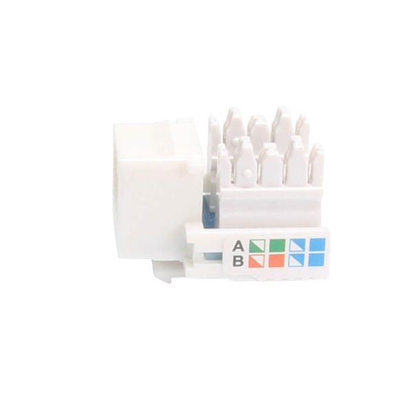 Keystone-liitin CAT6 UTP Valkoinen (pintarasialle 5157081)