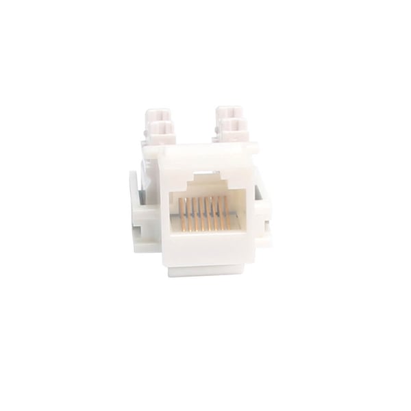 Keystone-liitin CAT6 UTP Valkoinen (pintarasialle 5157081)
