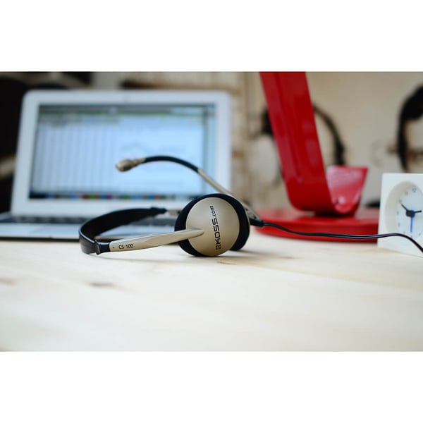 Multimedia Headset CS 100 Guld Sort Mic