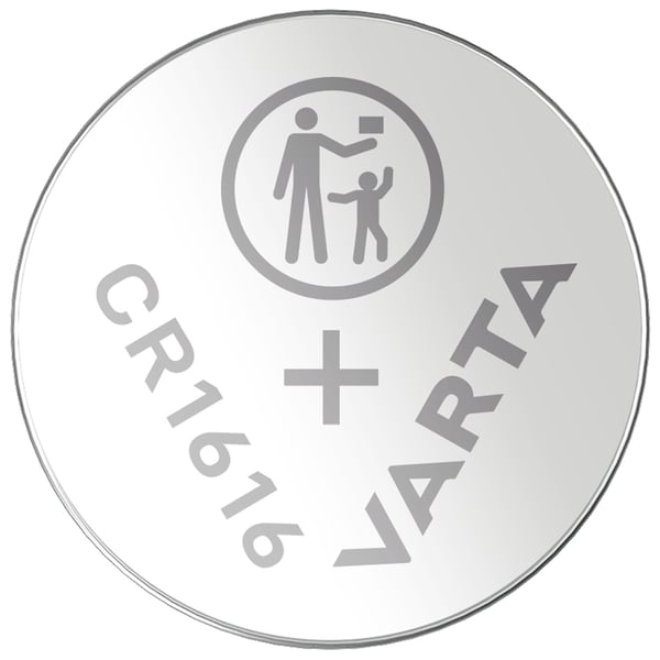 CR1616 3V litium-knapcellebatteri, 2-pak