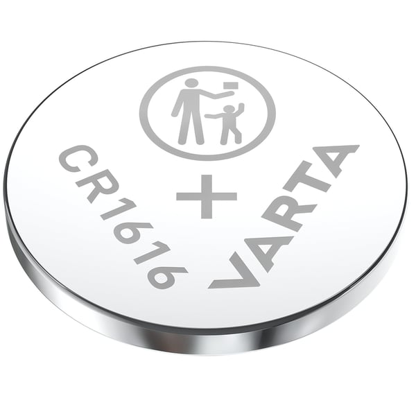 CR1616 3V litium-knapcellebatteri, 2-pak