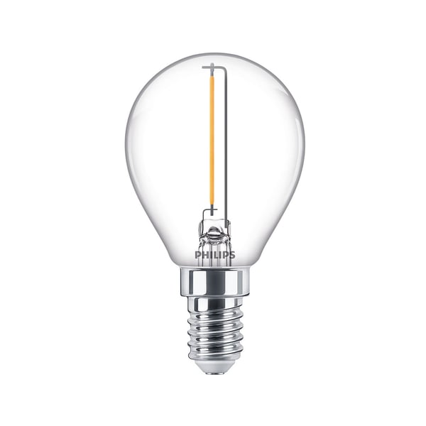 LED E14 kugle 15W klar 136lm