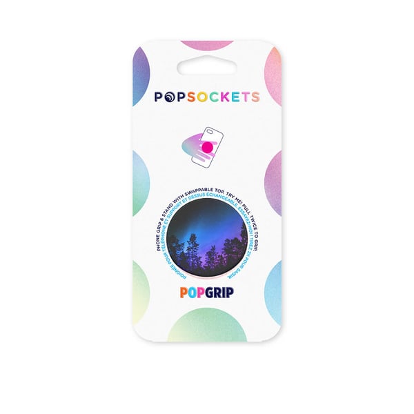 POPSOCKETS Aurora Woods Irrotettava Kahva Jalustalla