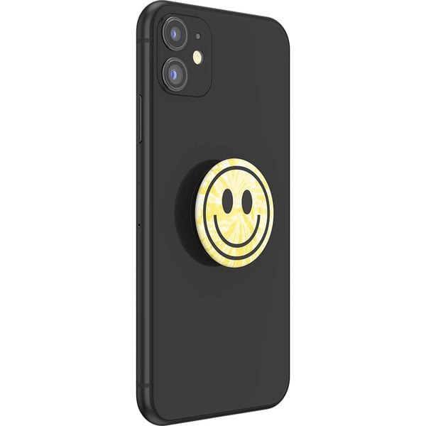 POPSOCKETS Tie Dye Smiley irrotettava kahva jalustatoiminnolla