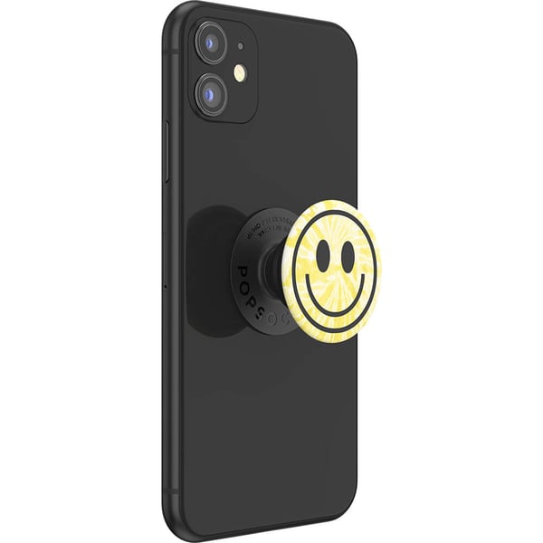 POPSOCKETS Tie Dye Smiley irrotettava kahva jalustatoiminnolla