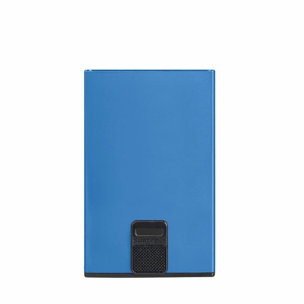 Kortholder Wallet ALUFIT RFID Slide Alu Blå