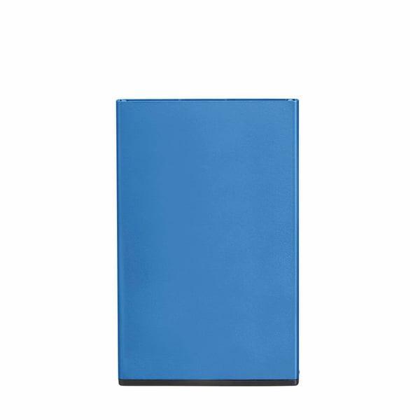 Kortholder Wallet ALUFIT RFID Slide Alu Blå