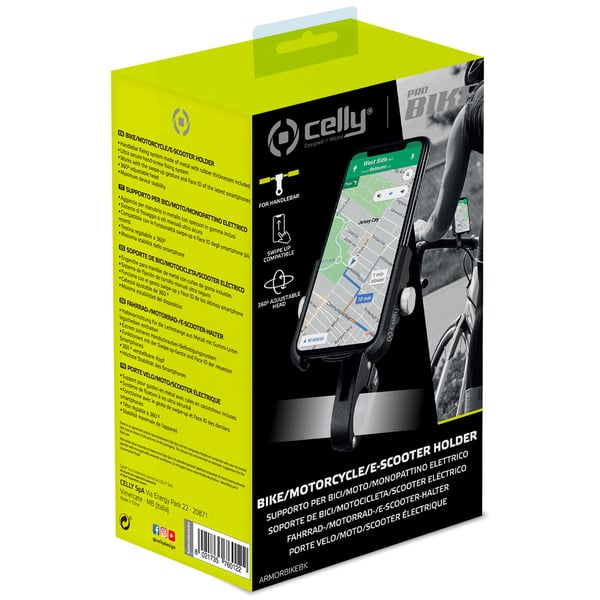 Mobiltelefonholder af metal til cykler