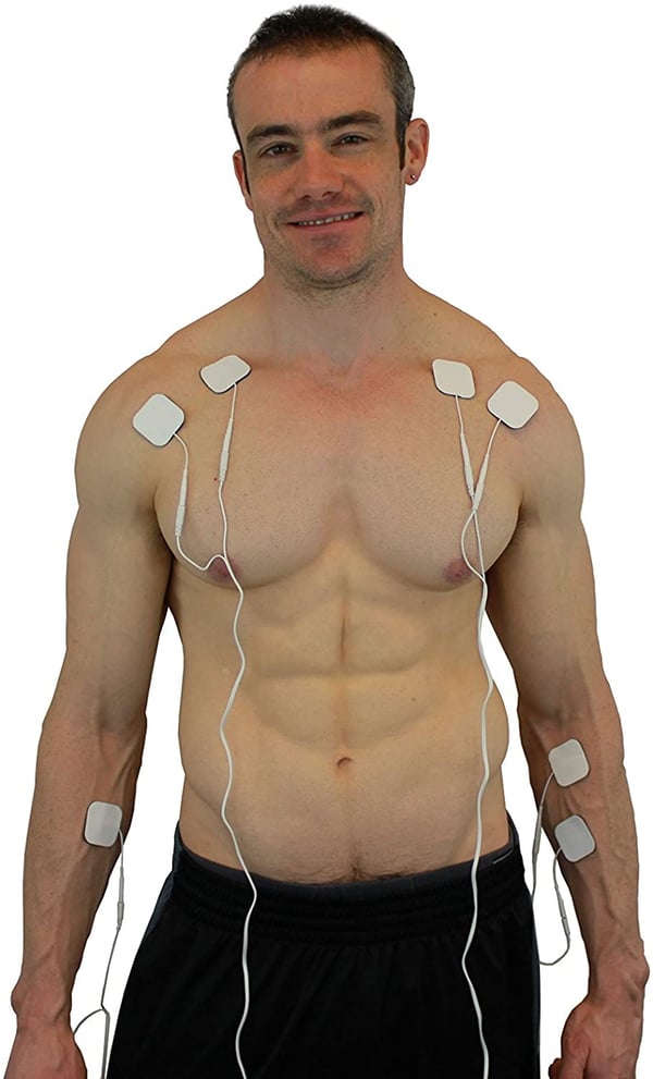 TENS/EMS elektrodeputer - Selvklebende elektroder for massasjeinstrumenter 2.0 mm