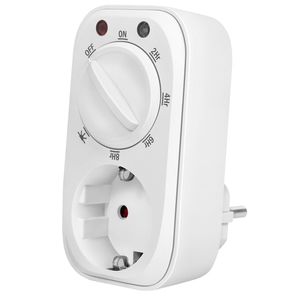 Innendørs timer med skumringsensor 16A