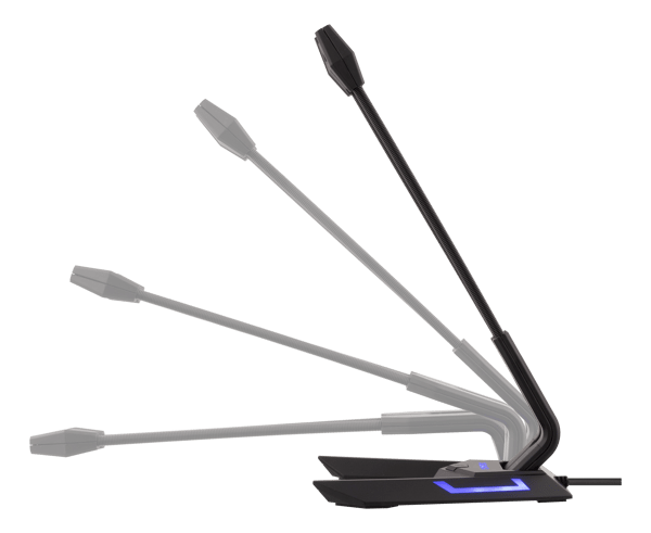 USB Desktop Mic frequency range 100Hz 1kHz sensitivity 21dB