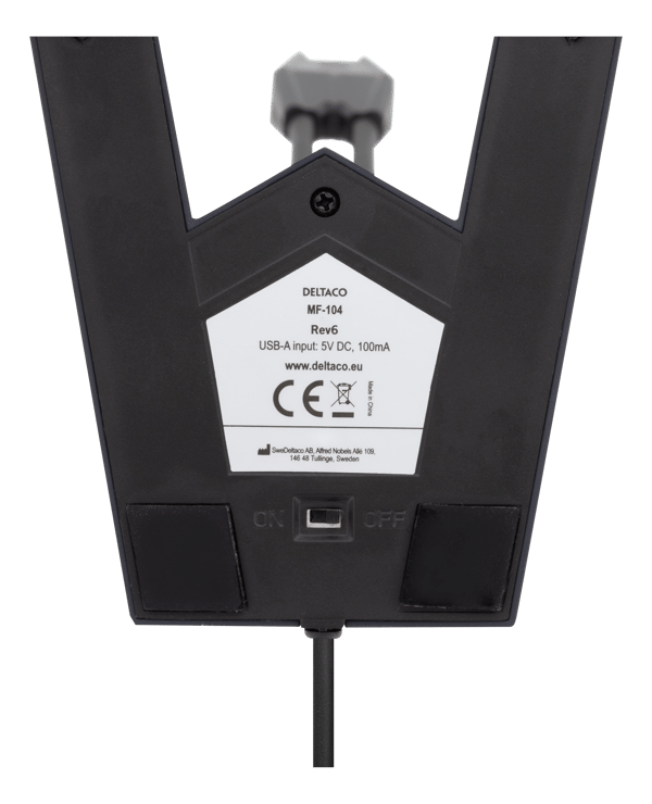 USB Desktop Mic frequency range 100Hz 1kHz sensitivity 21dB