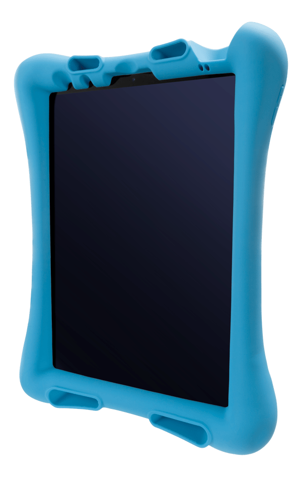Silicone case, iPad Air 10.9"/Pro 11" 2020/2021, stand, blue