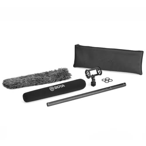Mikrofon Shotgun Lang BY-PVM3000L Kondensator XLR