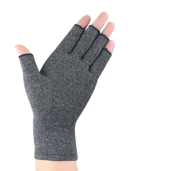 Puristushanskat harmaa Grey L