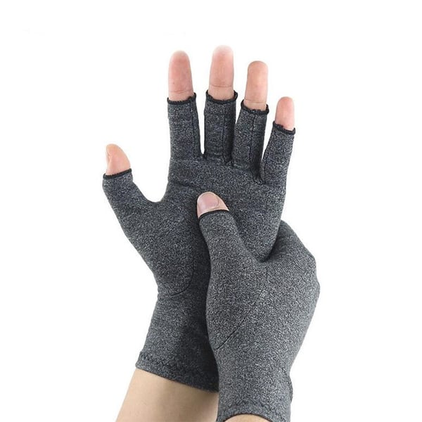 Puristushanskat harmaa Grey L