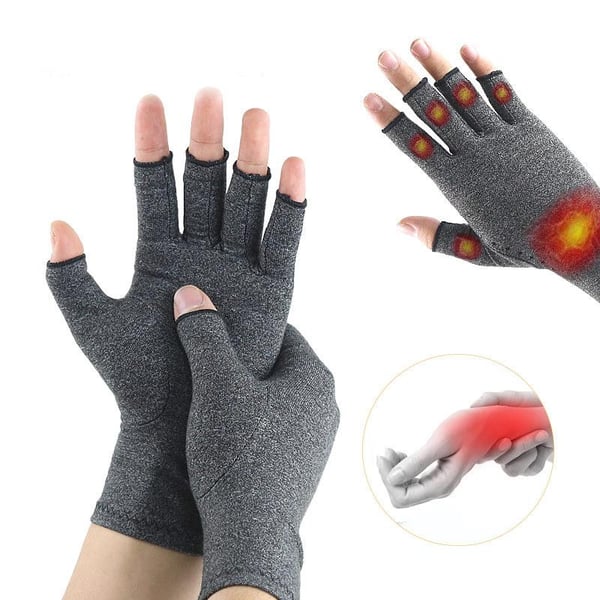 Puristushanskat harmaa Grey M