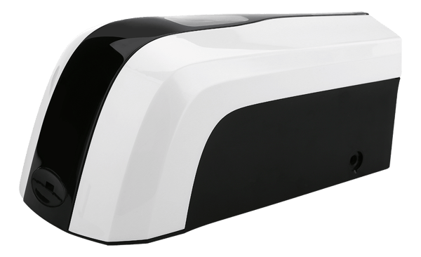 Touch free antibacterial dispenser, 1000 ml, white/black