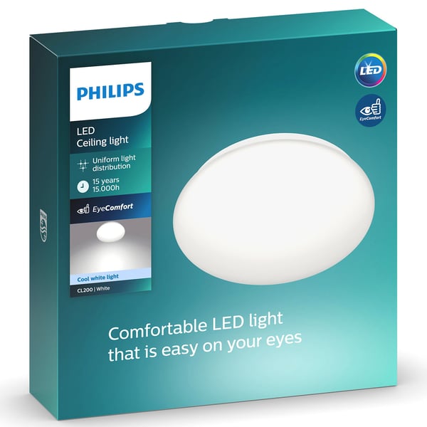 CL200 Plafond 250mm 10W 1100lm 4000K Kjølig hvit
