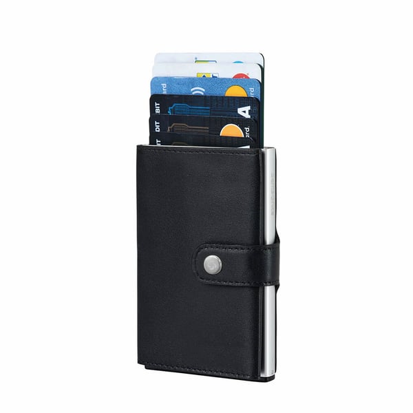 Plånbok ALUFIT RFID Card Case Slide Alu Svart