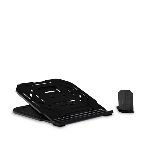 2in1 Portabel Laptop Stander Sort 360 Roterbar incl Mobil Stander