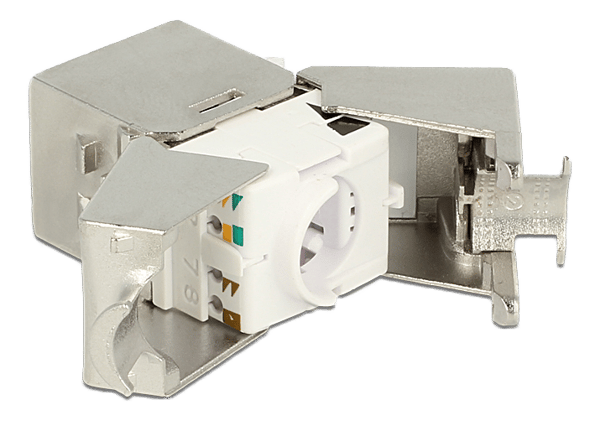 Keystone Module RJ45 jack > LSA Cat.6A STP compact