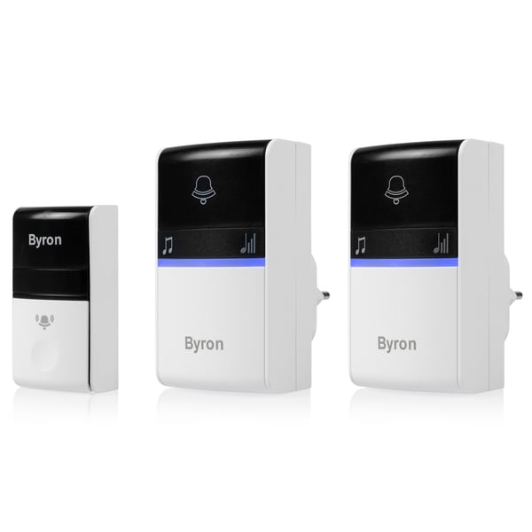 Trådløs ringeklokke Kinetic No batteri x2 mottaker