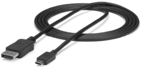 Dell Cus Kit USB-C till DP-kabel 0,6 m, Display Port-hane, USB-C-hane