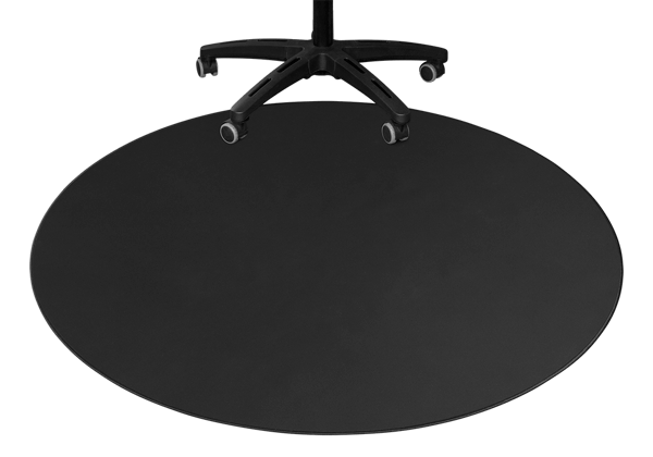 DFP410 lattiamatto, 110x110cm, musta