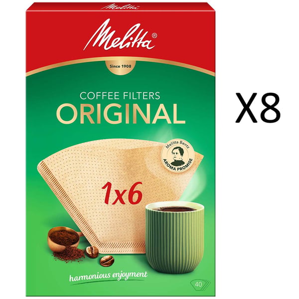 Kahvisuodatin 1X6 40 kpl (Note 8 DFP)
