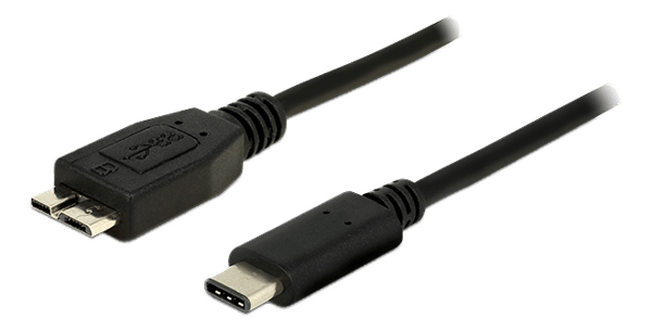 Cable SuperSpeed USB 10 Gbps 3.1, Gen 2 Type-C>USB MicroB 1m